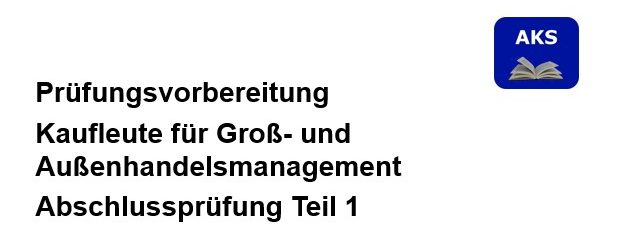 Titelblatt Webinar Prüfungsvorbereritung Großhandel Teil 1